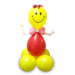 Фигура из шаров "Клоун с бантиком"