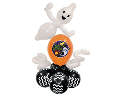 Фигура из шаров "Призрак Happy Halloween"