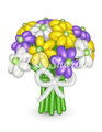Цветы из шаров "Летнее настроение"
