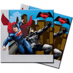 Салфетки "Супермен и Бэтмен", 20 шт