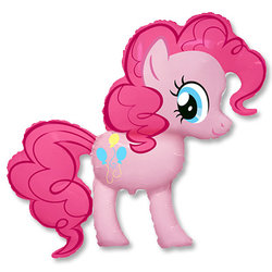 Шар-фигура "Пони розовая"