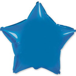 Шар-звезда "Синий" 46 см