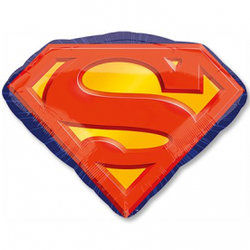 Шар фольга "Эмблема Супермен"