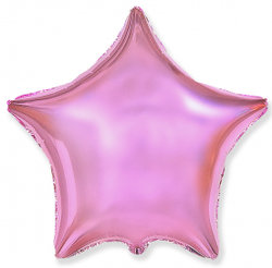 Звезда 46 см, Розовый металлик